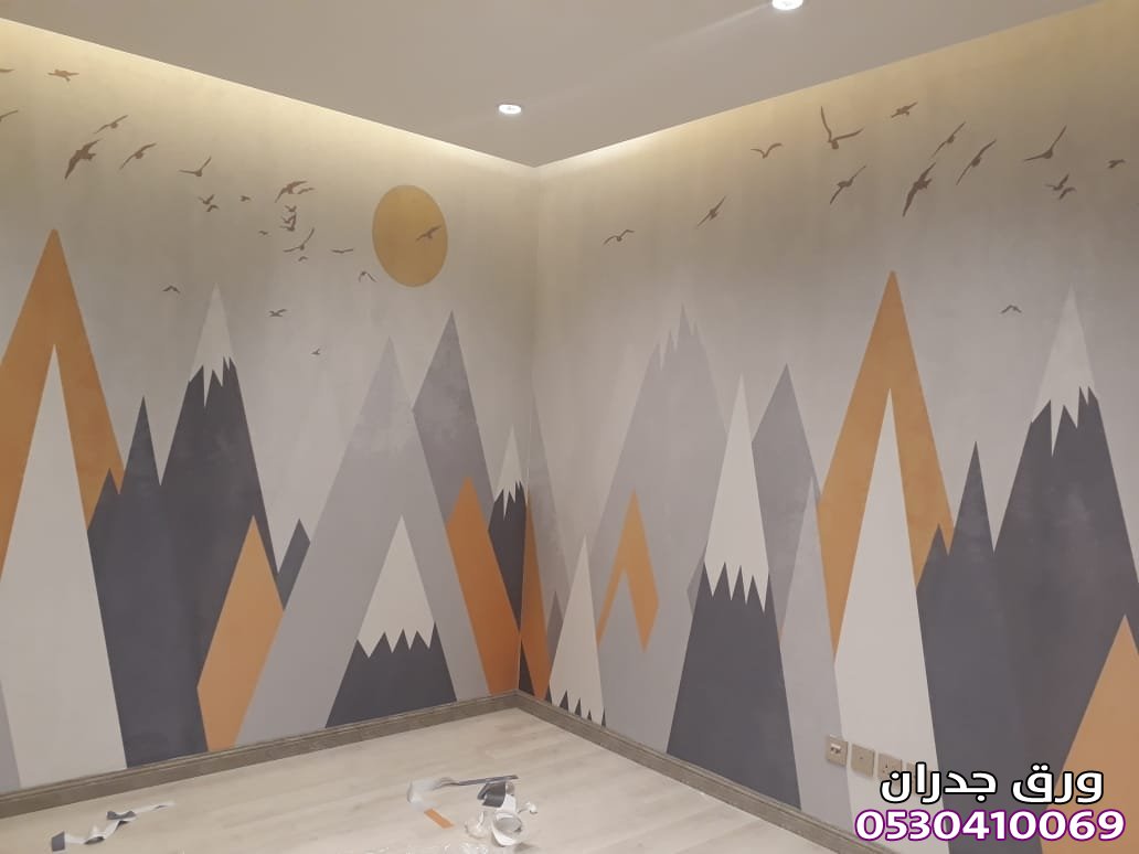 أحدث موديلات ورق الجدران بحي العارض